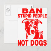 PITBULL BRIEFKAART (Voorkant / Achterkant)