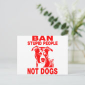 PITBULL BRIEFKAART (Staand voorkant)