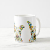 Pitbull Chien 11 oz. Mug (Devant droit)