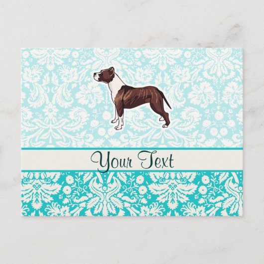 Pitbull; Cute Briefkaart (Voorkant)