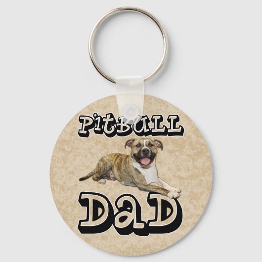 PitBull DAD - Groter Sleutelhanger (Voorkant)