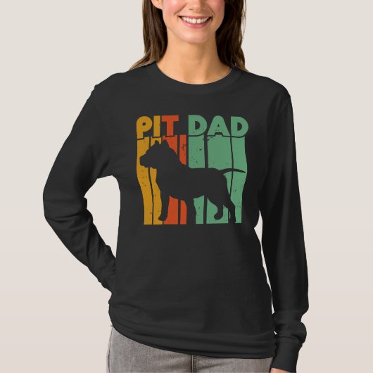 Pitbull Dad Pitbull Pittie Pitty Pitbull Dad Pit B T-shirt (Voorkant)