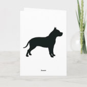 PITBULL DE KAART VAN DE SYMPATHIE VAN DE BRUG VAN (Achterkant)