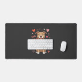 Pitbull de la Saint-Valentin XOXO Design d'amour (Clavier et souris)