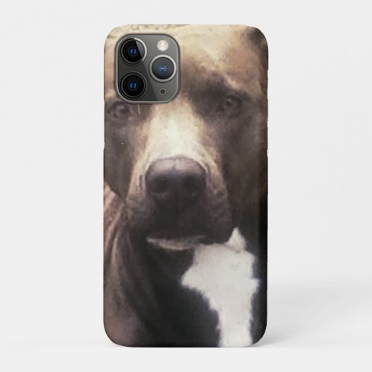 Pitbull Dog aangepaste foto Case-Mate iPhone Case (Achterkant)