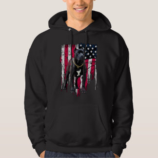 Pitbull Dog American Flag Geweldige Cool T-Shirt