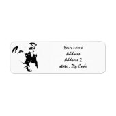 Pitbull Dog Etiket (Voorkant)