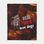 Pitbull Dog Fleece Deken (Voorkant)