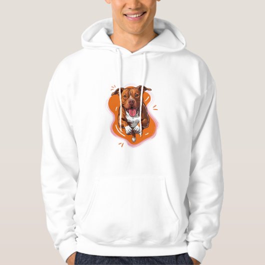 Pitbull Dog Hoodie (Voorkant)