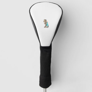 Pitbull Dog I Love Daddy Tattoo Funny Daddy Pitbul Golfheadcover