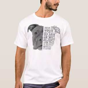 Pitbull Dog is uw vriend uw partner uw werk T-shirt