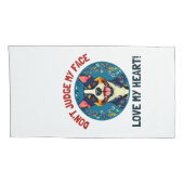 Pitbull dog Kussensloop (Achterkant-Rechts)