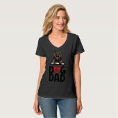 Pitbull Dog Mannen Pit Bull Terrier Pap Cadeau Pit T-shirt (Voorkant volledig)