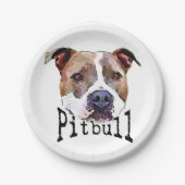 Pitbull Dog Papieren Bordje (Voorkant)
