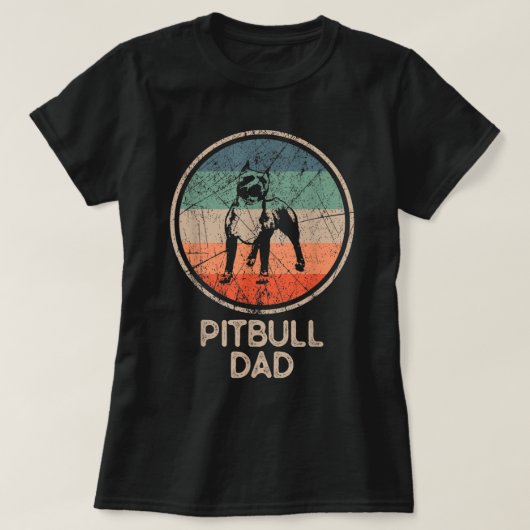 Pitbull Dog - Pitbull Pap T-Shirt (Design voorkant)