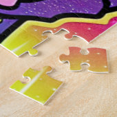 Pitbull Dog Pop Art gepersonaliseerd Legpuzzel (Zijkant)