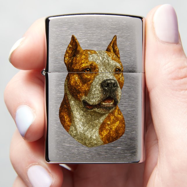 Pitbull Dog Portrait (In Hand)