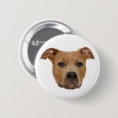 Pitbull Dog Ronde Button 5,7 Cm (Voorkant /achterkant)