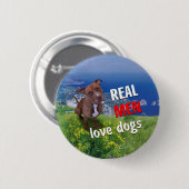 Pitbull Dog Ronde Button 5,7 Cm (Voorkant /achterkant)