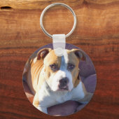 Pitbull Dog Sleutelhanger (Voorkant)