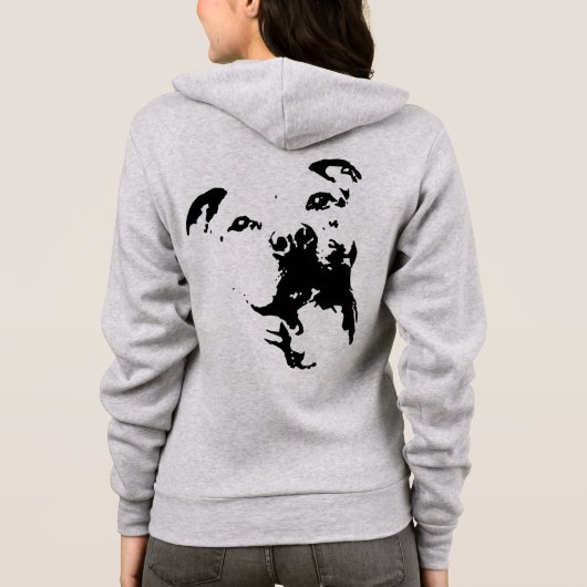 Pitbull Dog Sweatshirt (Achterkant)