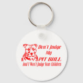 PITBULL DON JUDGE SLEUTELHANGER (Voorkant)