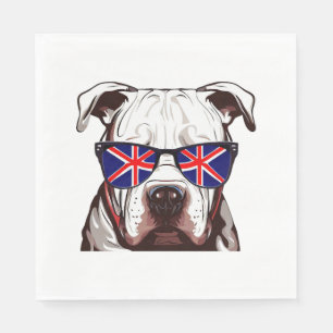 Pitbull Dragen Union Jack Zonnebril Servet