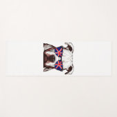 Pitbull Dragen Union Jack Zonnebril Yogamat (Voorkant (horizontaal))