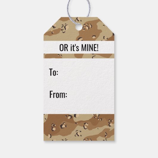Pitbull Drill Sergeant Gift Labels Cadeaulabel (Achterkant)