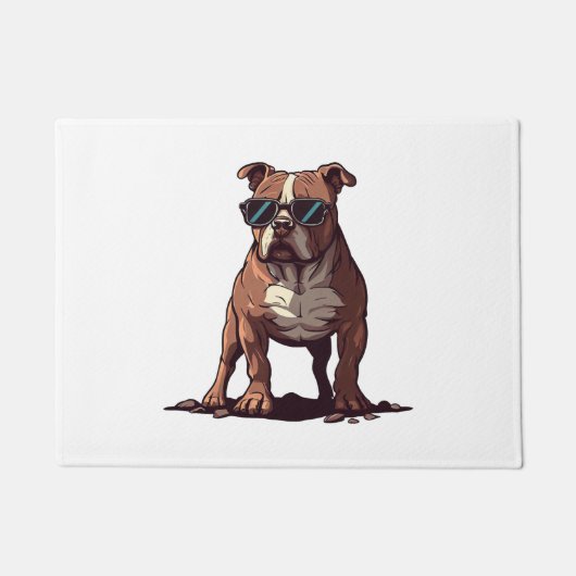 Pitbull eigenaar geschenken deurmat (Voorkant)