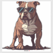 Pitbull eigenaar geschenken sticker (Vel)