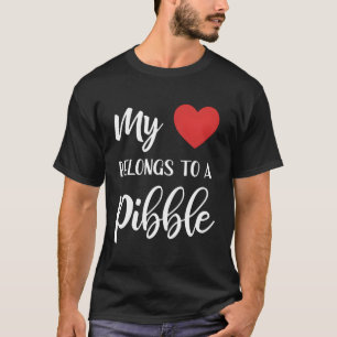 Pitbull Eigenaar Gift Pibble Mom Pittie Lover Moth T-shirt