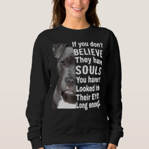Pitbull Eigenaar Soul Pitbull Ik Hou van Pitbull V Trui