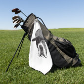 Pitbull Gangster Golfhanddoek (Groen)