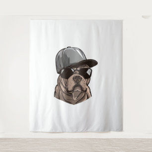 Pitbull Gangster Wandkleed