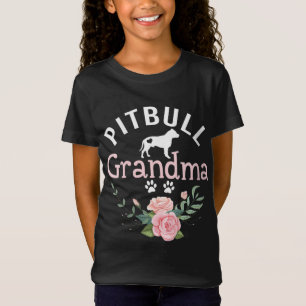 Pitbull Grandma Gifts Womens Mom Pitbull Dog T-shirt
