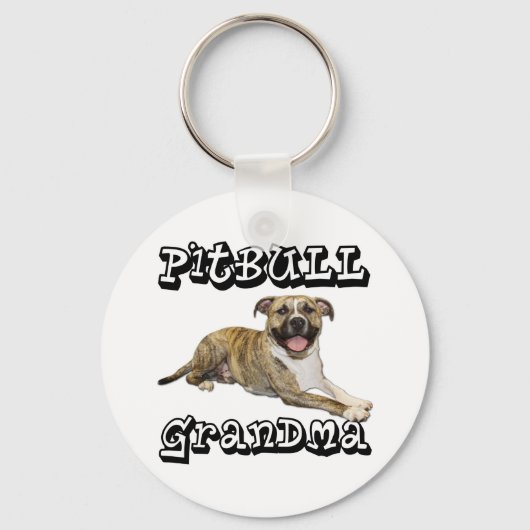 PitBull Grandma - Tigger Sleutelhanger (Voorkant)