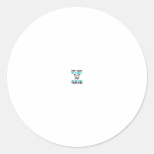 Pitbull Grappige Spreuk Vintage Gravure Hond Desig Ronde Sticker