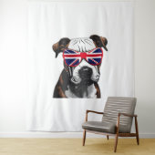 Pitbull Groot-Brittannië Wandkleed (In situ)