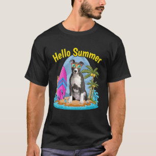 Pitbull Hallo Summer Dog Vacation 2022 T-shirt