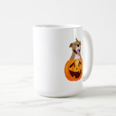 Pitbull Halloween café Mug (Devant droit)