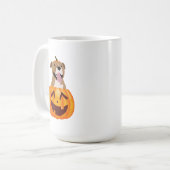 Pitbull Halloween café Mug (Devant gauche)