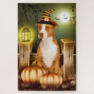 Pitbull Halloween legpuzzel