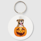 Pitbull Halloween Sleutelhanger (Achterkant)