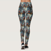 Pitbull Halloween Spooky Leggings (Achterkant)
