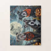 Pitbull Halloween Spooky Legpuzzel (Verticaal)