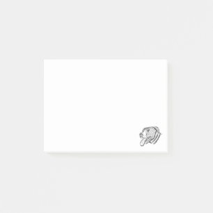 pitbull handgetekende foto hond dierenliefhebber p post-it® notes