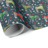 Pitbull Holiday Sweater Kerstmis Cadeaupapier (Rol Hoek)