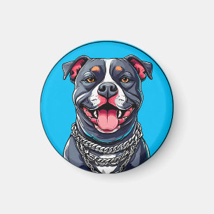 Pitbull hond magneet