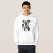 Pitbull hondengezicht hoodie (Voorkant volledig)